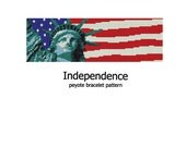 Independence - Peyote Bracelet Pattern - INSTANT DOWNLOAD