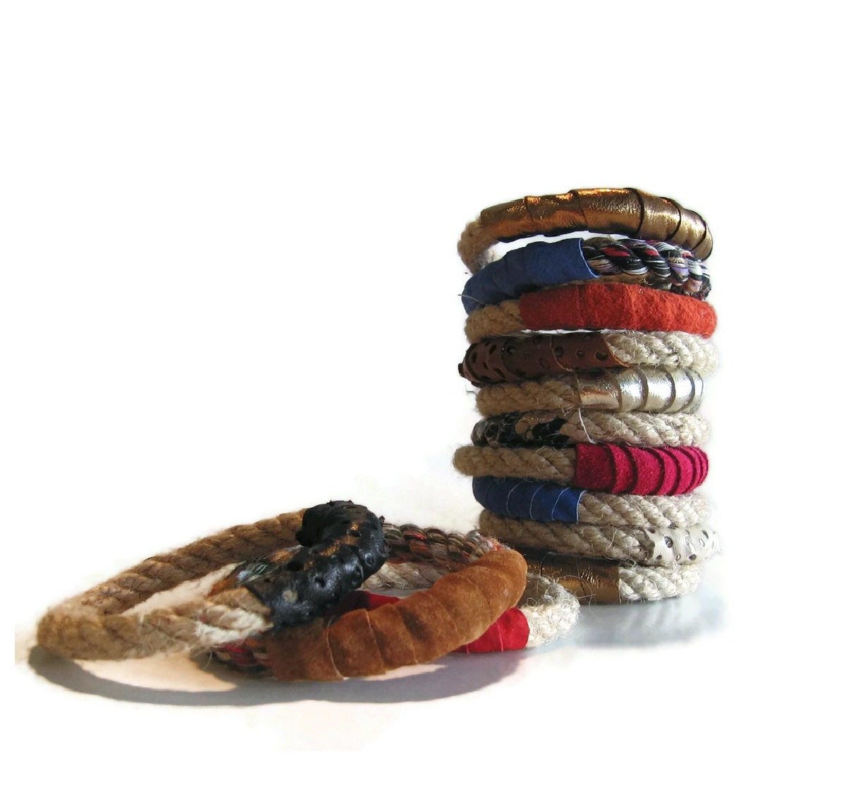 Wholesale jewelry rope bracelet, bundle of 20 assorted pieces