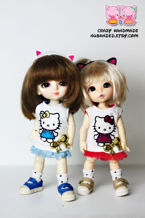 B150 - Kitty twins set for lati yellow / pukifee