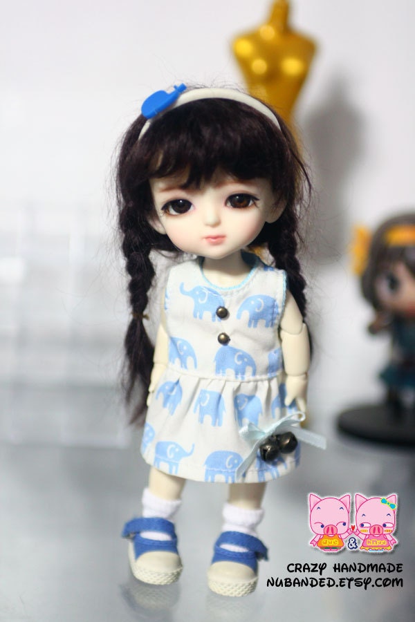 Lati Yellow / Pukifee outfits (Dress and socks without headband)