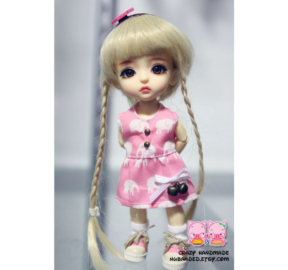 Lati Yellow / Pukifee outfits (Dress and socks without headband)
