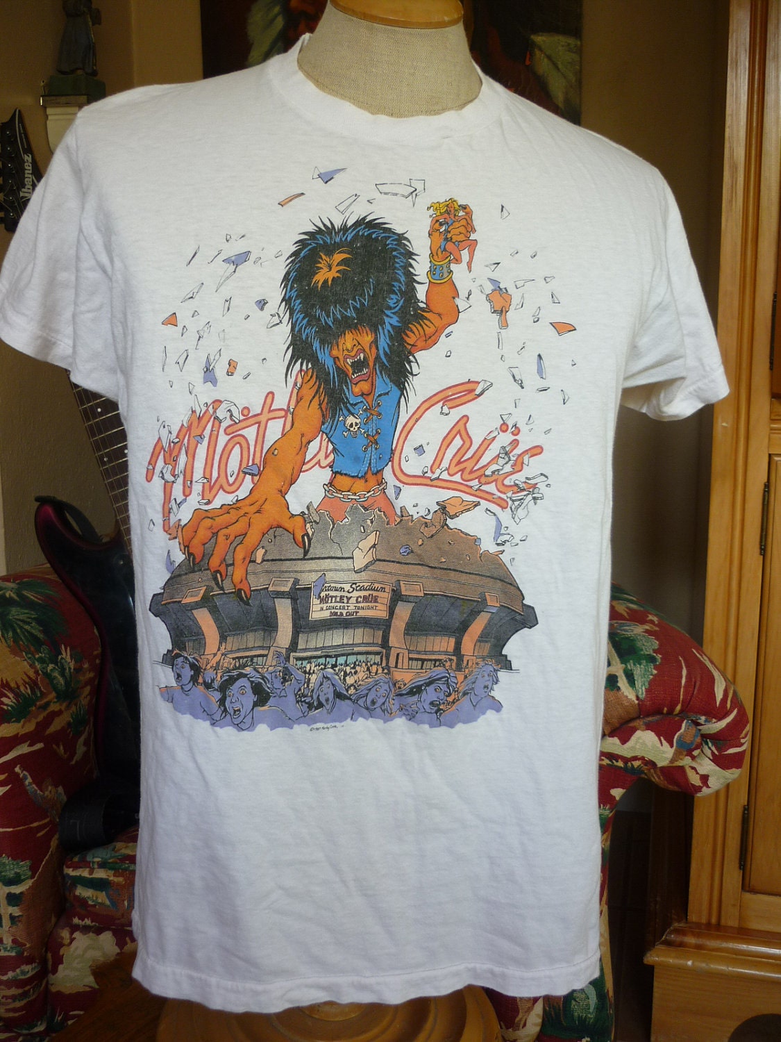 Motley Crue 80s Concert Tour T NYC Girls Girls Girls