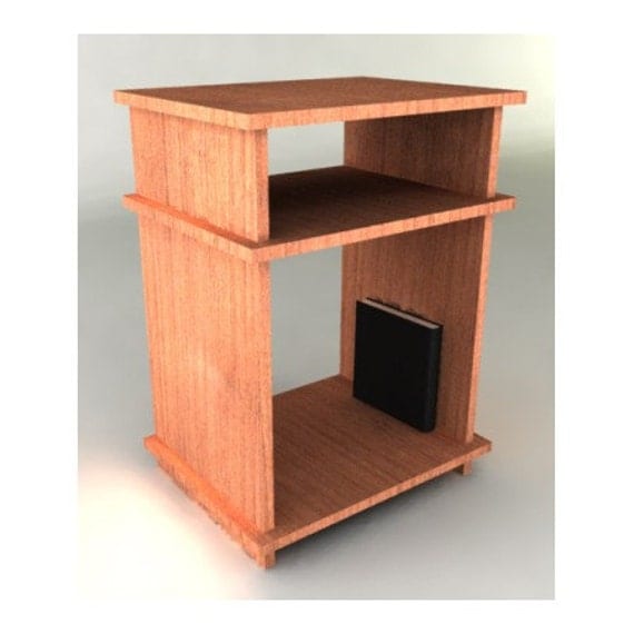 Modern Night Stand Furniture Plan by plancanvas on Etsy