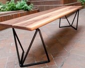 Reclaimed Wood Bench - Metro Bench