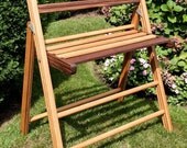 Reclaimed Wood Bench - The Folding Bar Bench