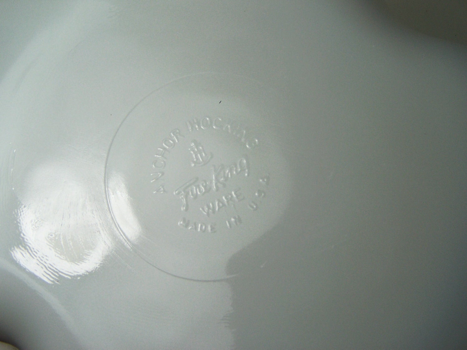 CLEARANCE Fire King Milk Glass Relish Plate, Divided Snack Plate, Anchor Hocking, Divided Dish, Vintage 50's