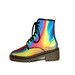 Vtg 90's Avant Garde HYPER COLOR Lace Up Combat Boots 8.5