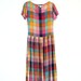 Norma Kamali Drop Waist Colorblock Dress