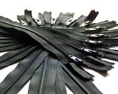 Wholesale SPECIAL PRICE One Hundred 12 Inch Black YKK Zippers Color 580