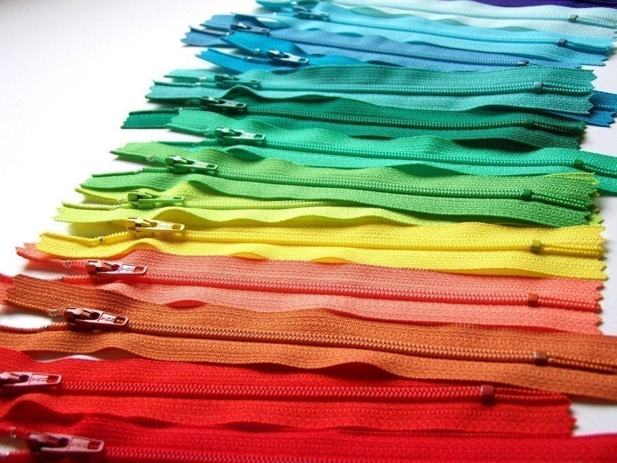SALE 50 Assorted 6 Inch YKK Zippers