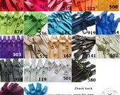 9 Inch 4.5 Ykk Purse Zippers with a Long Handbag Pulls Mix and Match Your Choice of 50 Zippers- New Colors Added-