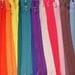 8 Inch Zippers (10) Pieces YKK Mix and Match - Choose from over 50 bright light dark and neutral colors