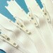 Wholesale YKK Zippers Fifty 8 Inch White Zippers Color 501