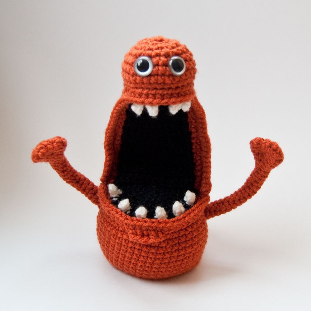 Instant Download Crochet Pattern - Floyd Fingermonster