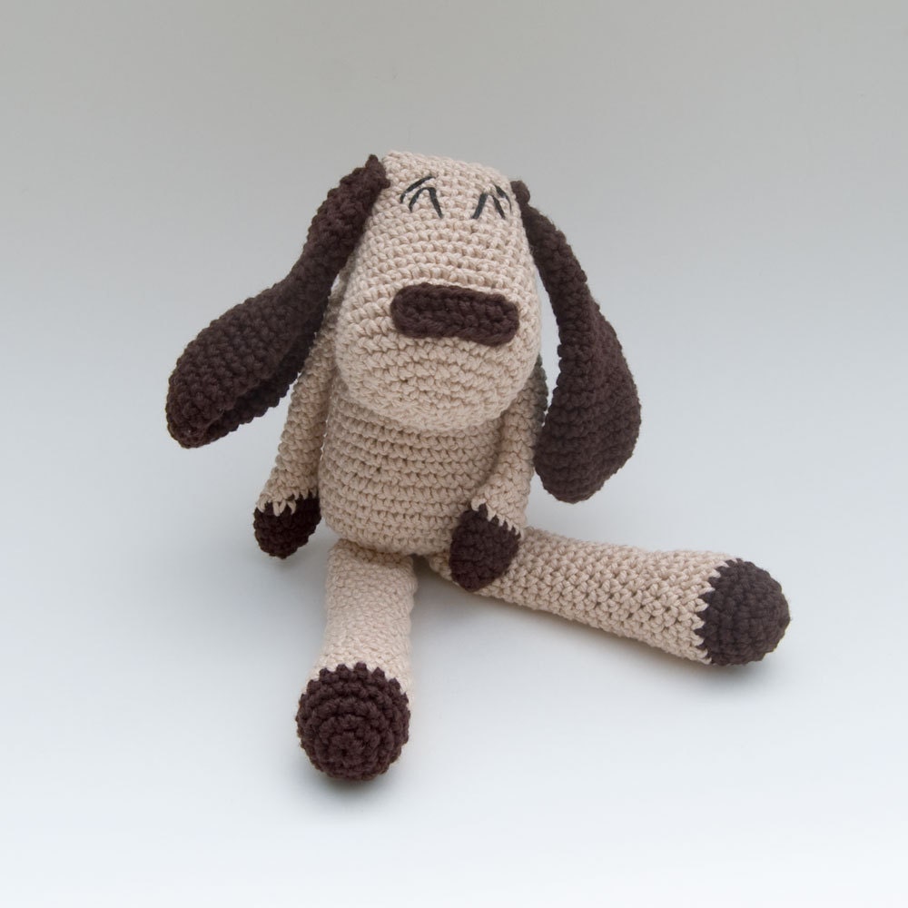 Instant Download Crochet Pattern - Playful Cotton Puppy