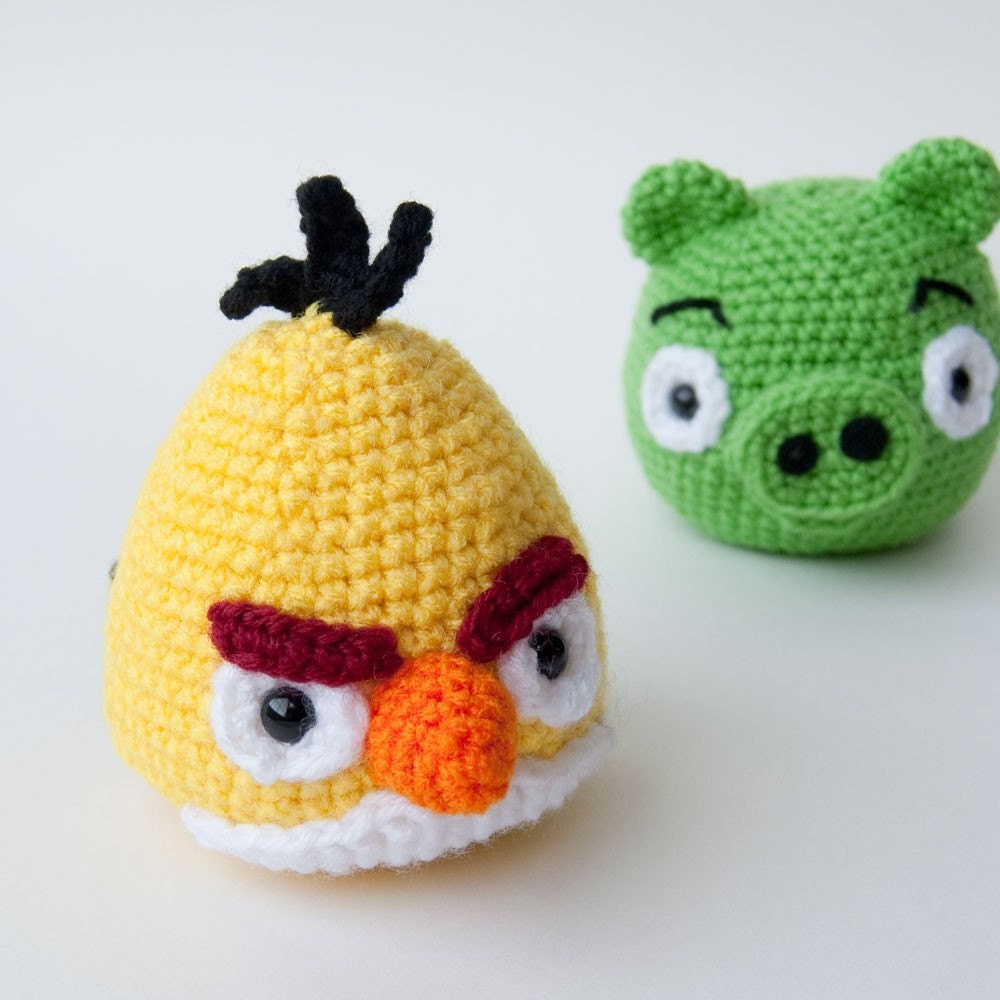 Crochet Pattern - Angry Birds Goldfinch - PDF