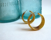 Bakelite Hoop Earrings Mississippi Mud Vintage