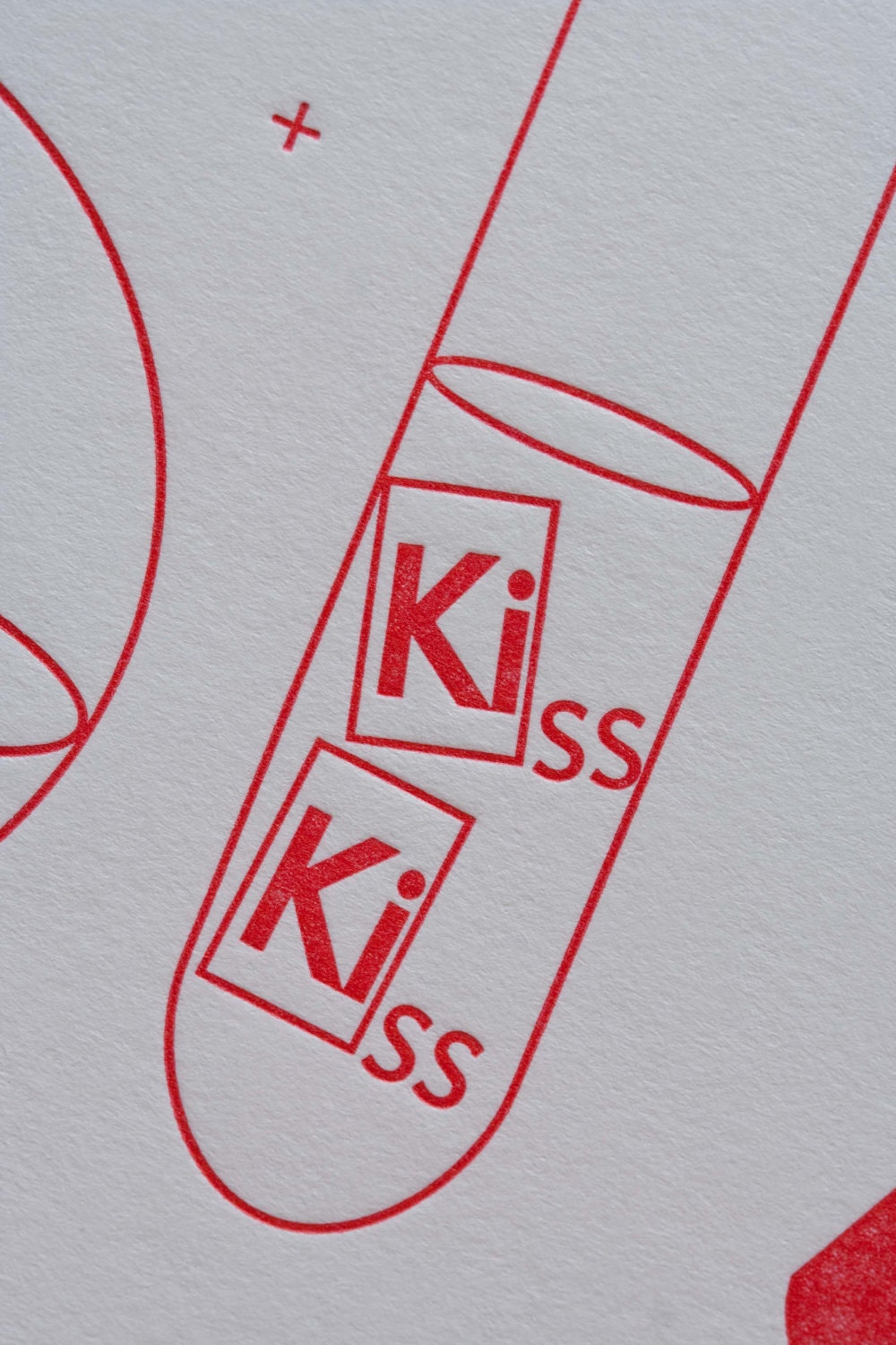 Letterpress Love Card, Better Loving Through Chemistry