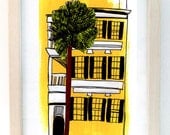 Yellow Charleston, South Carolina House Print