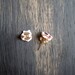 Cute Little Girly Skull Earrings
