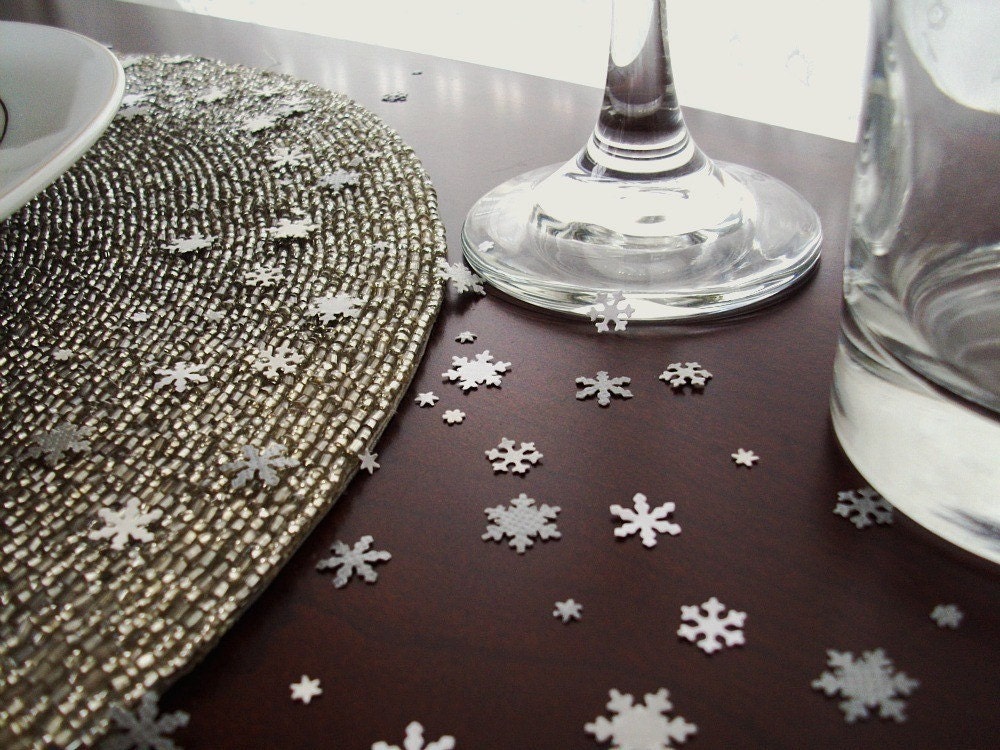Winter Wonderland Confetti - Snowflake Table Decorations