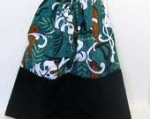 Golf or dress shoe bag for men- Hawaiian petroglyphs and surfboards