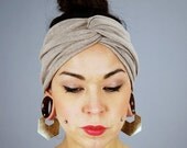 OATMEAL - Turban Twist HeadBand