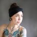 Turban Twist HeadBand Black
