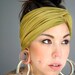 Turban Twist HeadBand - Chartreuse