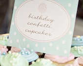 Flower Garden Birthday Party Printable Food/Dessert Labels by The TomKat Studio Il_170x135