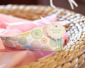 Flower Garden Party Printable Favor Tags by The TomKat Studio