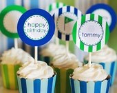 Printable Party Circles - Golf Party Collection - The TomKat Studio