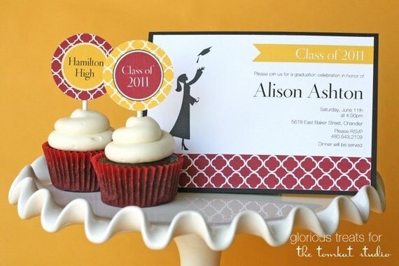 PRINTABLE Invitation Design - Class of 2012 Graduation Party Collection - The TomKat Studio Il_570xn