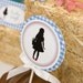 Dorothy Wizard of Oz Party Printable Cake Topper 4 inch Circle by The TomKat Studio