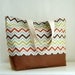 Zoom Zoom Zig Zag BIG Tote