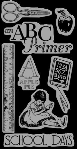 Cling Rubber Stamp Set 1 - An ABC Primer - Graphic 45