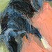 Original 2.5x3.5 Oil Painting -- Labbie Nap