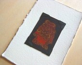 Mud Monster (mini print / trading card)