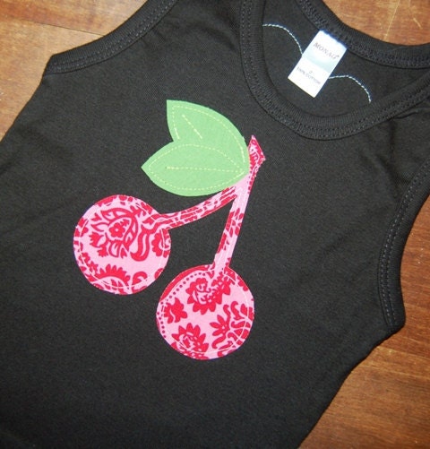 Retro Cherry Birthday Shirt ... Girls Birthday Shirt Il_570xn