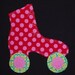 Rockin' Roller Girl Shirt ... girls birthday shirt ... Roller Skate
