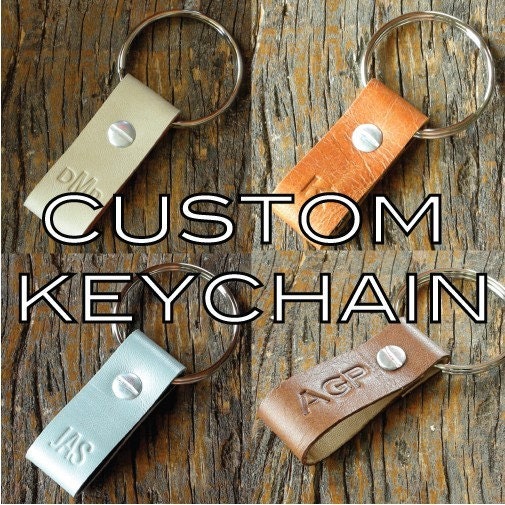 CUSTOM LEATHER KEYCHAIN