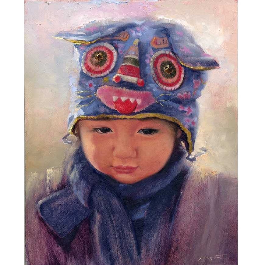 CUSTOM PORTRAITS ORIGINAL Paintings by Me Kids Art Figure FamilyPortrait