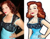 Custom 1950s Pinup Illustration