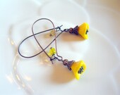 Miss Sunshine Buttercup Flower Earrings
