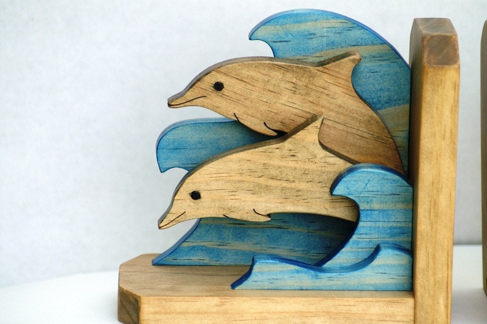 Dolphin Bookends