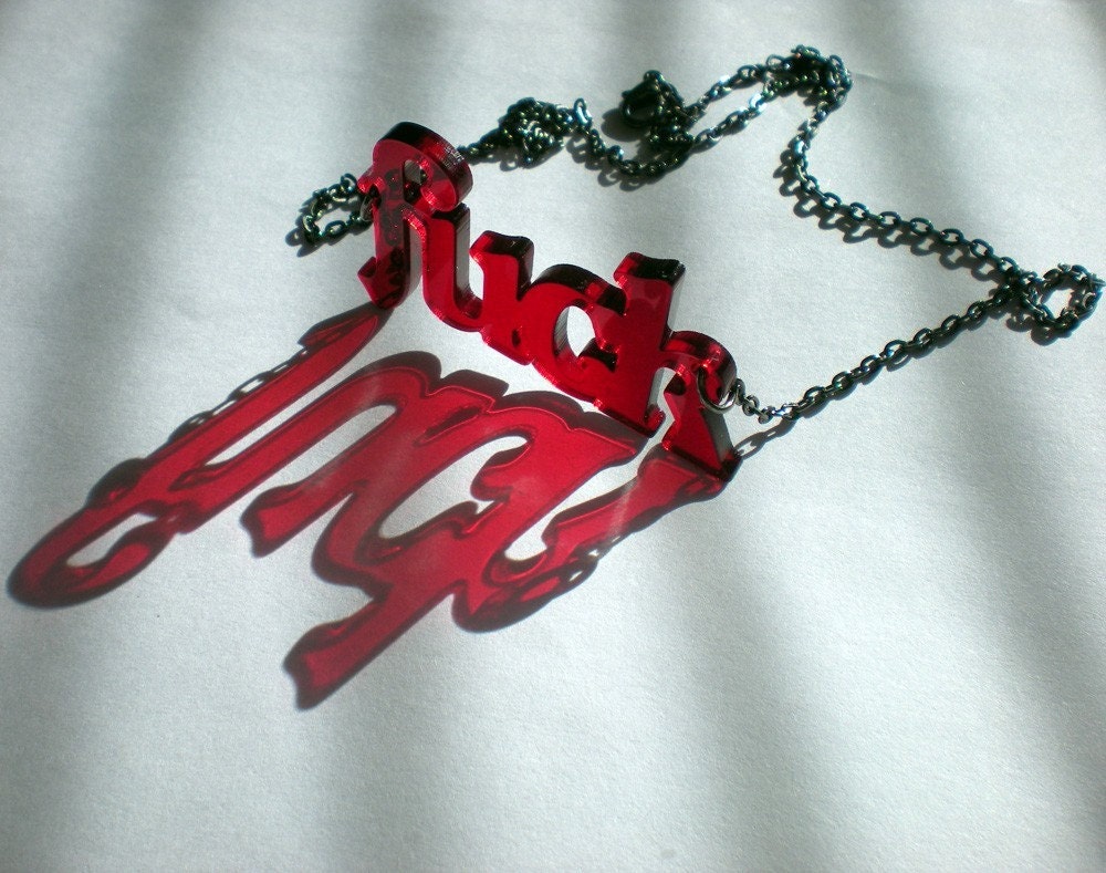 Fuck Necklace - Choose a colour
