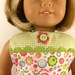 Made For American Girl Doll Other 18 Inch Dolls Bright Neon Print Split Bodice Sleeveless Dress Matching Hair Bow