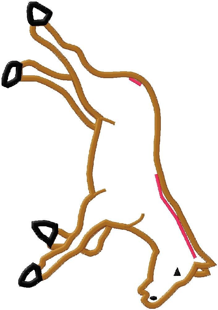 applique horse