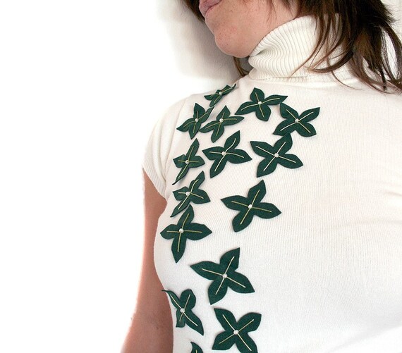 Short sleeve White Cashmere Sweater