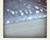 Sea of Love, fine art photograph, heart bokeh, ocean, polaroid, waves, nature, romance